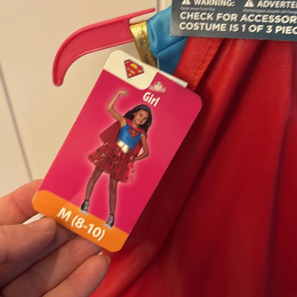 NEW Supergirl Costume! Child  8-10